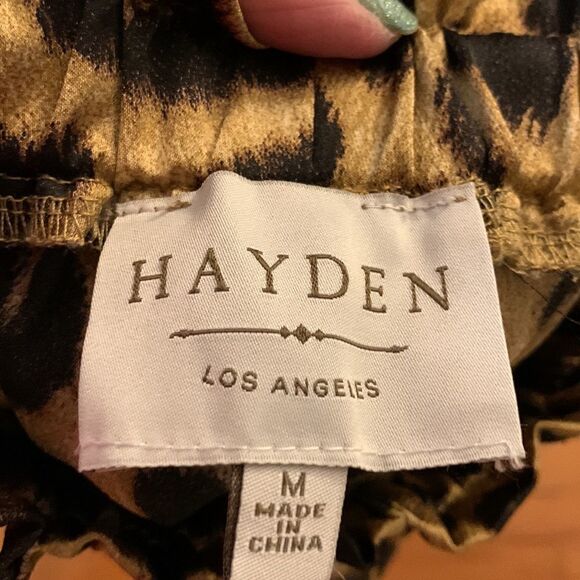 Hayden size medium animal print jogger pants - Picture 6 of 10